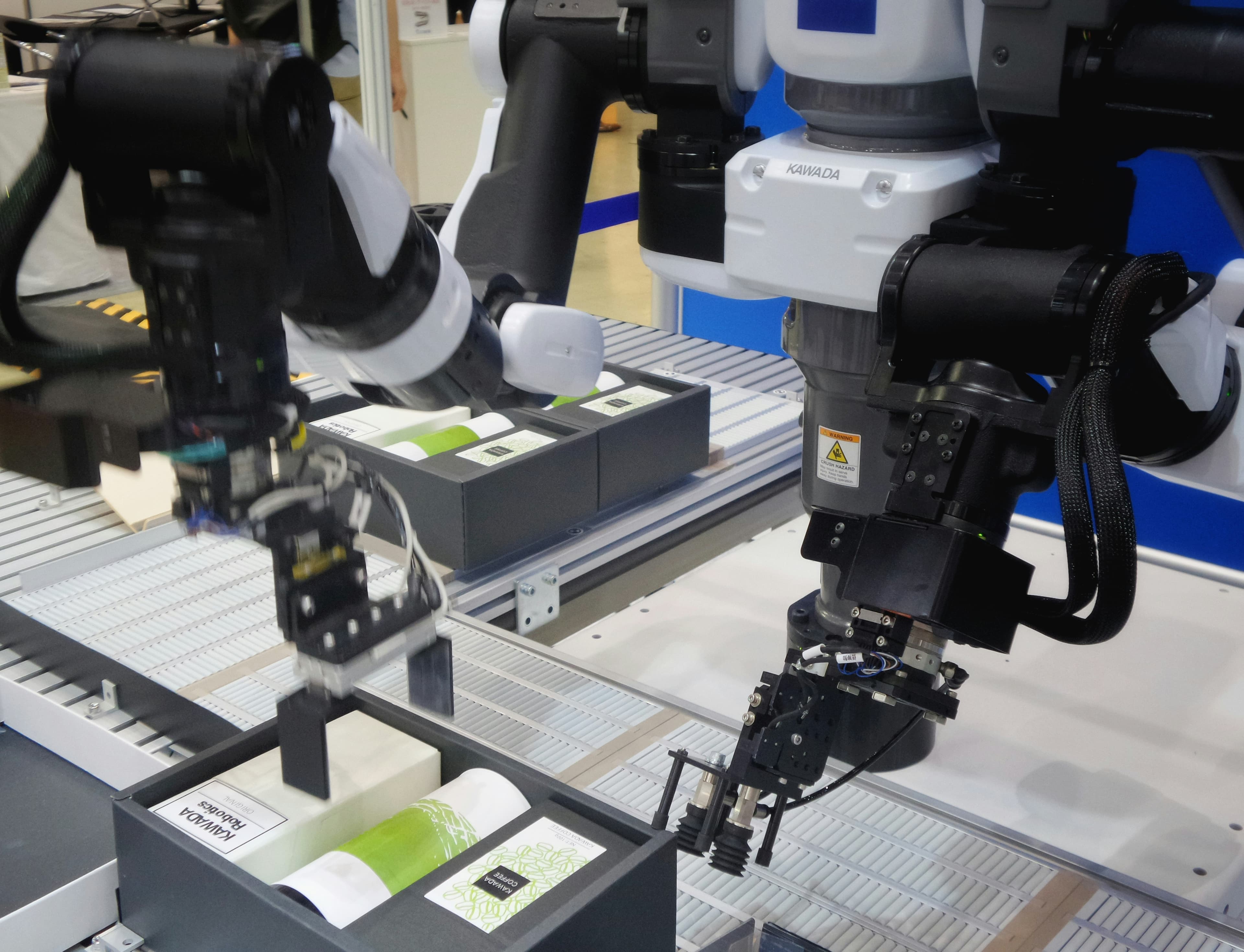Robotpakking og palletering i en produksjonslinje